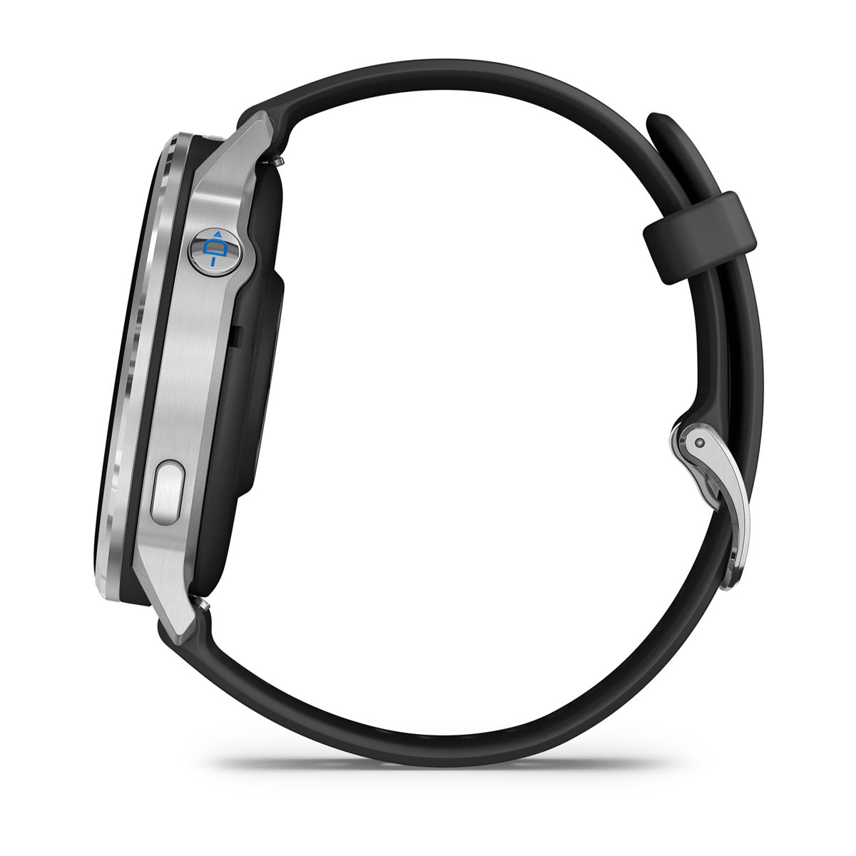 D2™ Air X15 Silver with Black Silicone Band