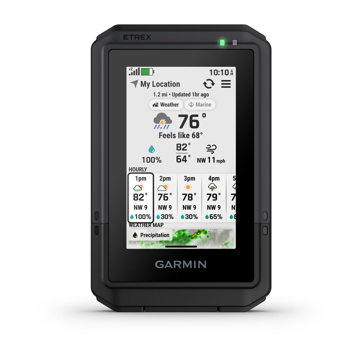 eTrex® Touch GPS Handheld Navigator with Touchscreen and Preloaded Maps