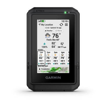 eTrex® Touch GPS Handheld Navigator with Touchscreen and Preloaded Maps