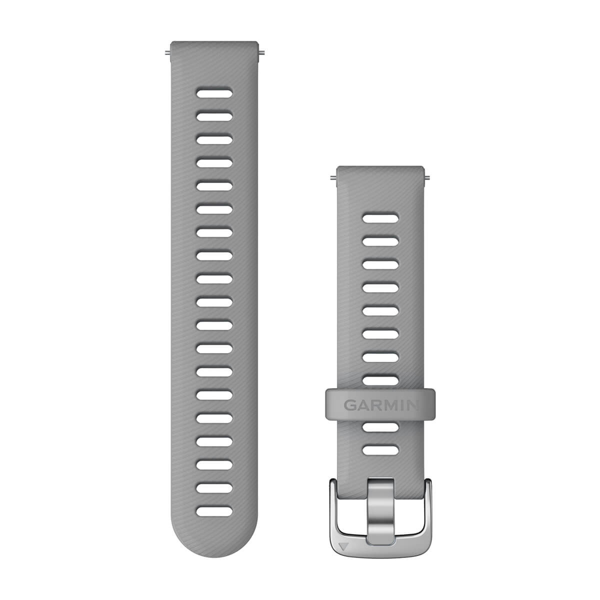 Quick Release Bands (18 mm) Powder Gray with Silver Hardware