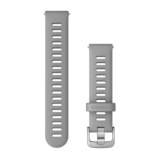 Quick Release Bands (18 mm) Powder Gray with Silver Hardware