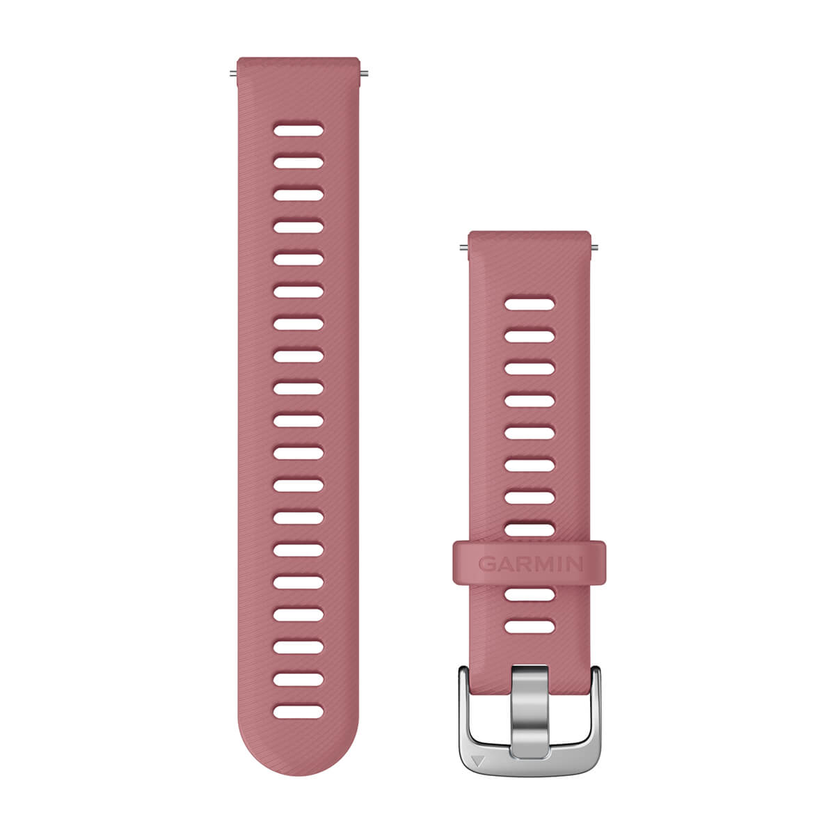 Quick Release Bands (18 mm) Light Pink with Silver Hardware