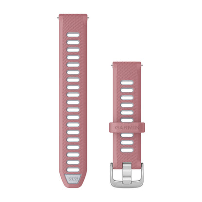 Quick Release Bands (18 mm) Pink/Whitestone with Silver Hardware