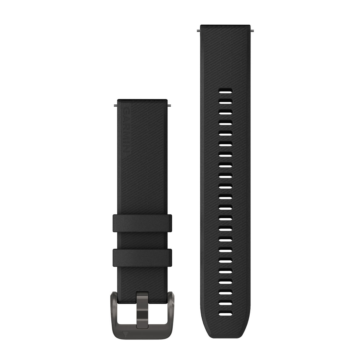 Quick Release Bands (20 mm) Black with Black Hardware