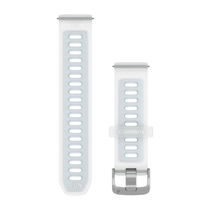Quick Release Bands (20 mm) Translucent Whitestone/Cloud Blue with Silver Hardware
