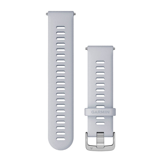 Quick Release Bands (22 mm) Whitestone with Silver Hardware
