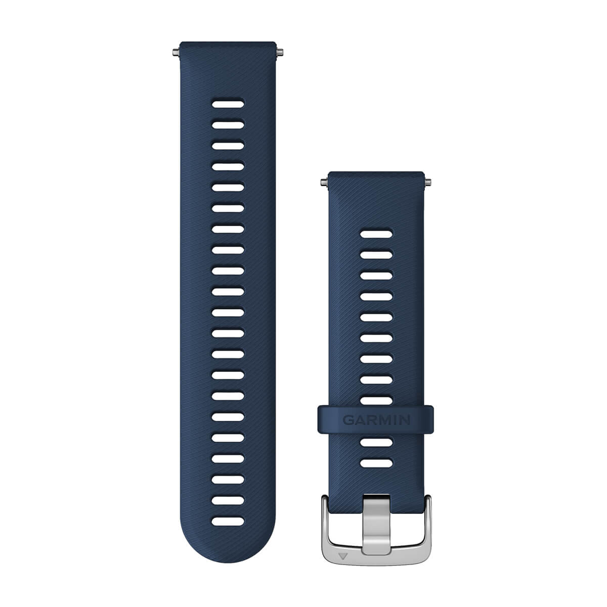 Quick Release Bands (22 mm) Tidal Blue with Silver Hardware