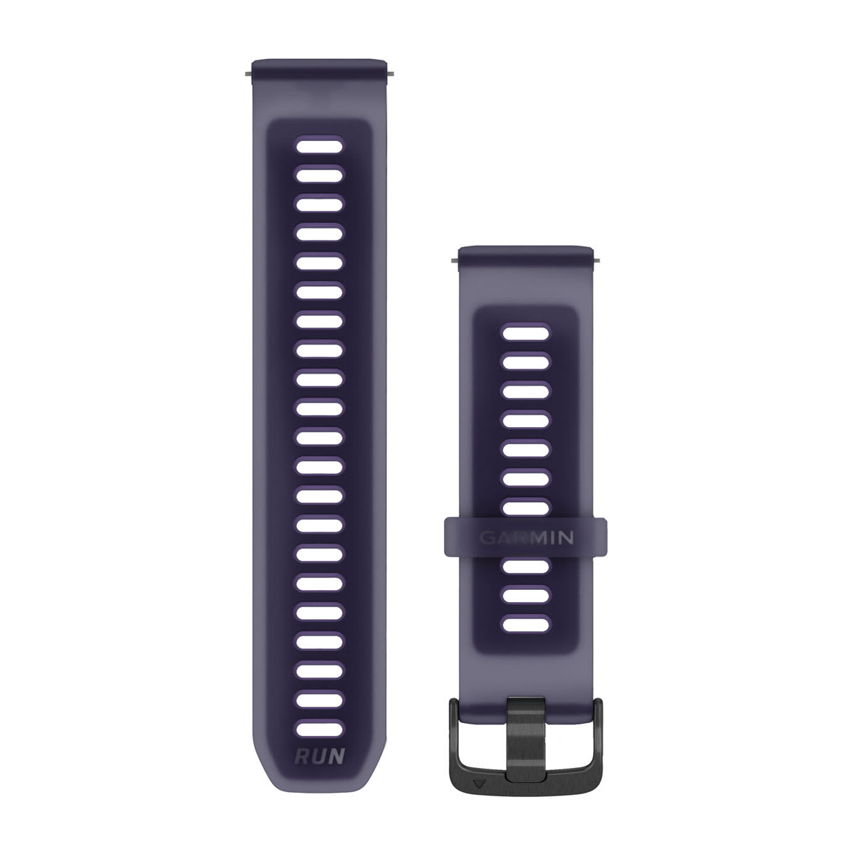 Quick Release Bands (22 mm) Translucent Imperial Purple/Indigo with Slate Hardware
