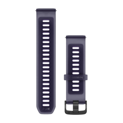 Quick Release Bands (22 mm) Translucent Imperial Purple/Indigo with Slate Hardware