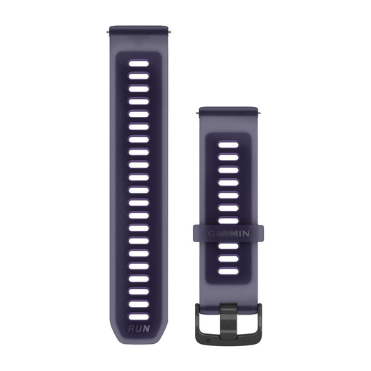 Quick Release Bands (22 mm) Translucent Imperial Purple/Indigo with Slate Hardware