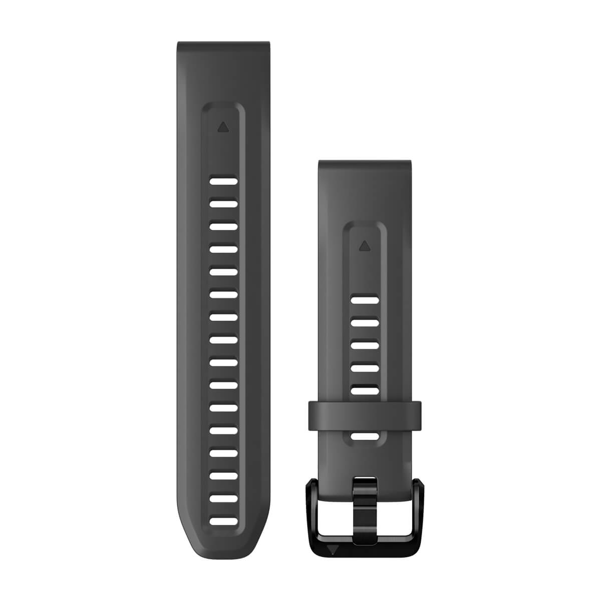 QuickFit® 20 Watch Bands Graphite Silicone