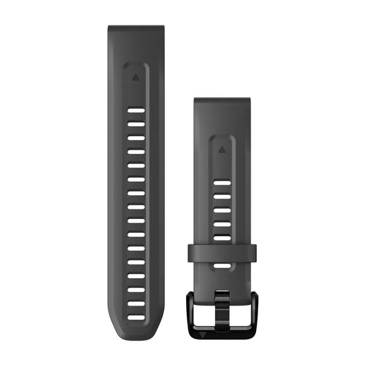 QuickFit® 20 Watch Bands Graphite Silicone