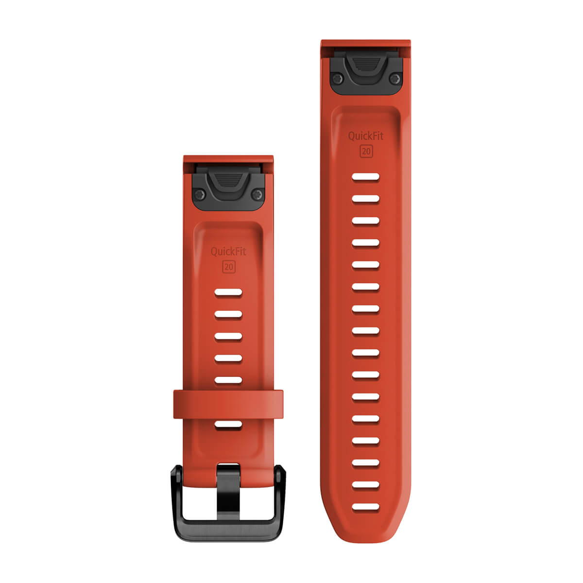 QuickFit® 20 Watch Bands Flame Red Silicone