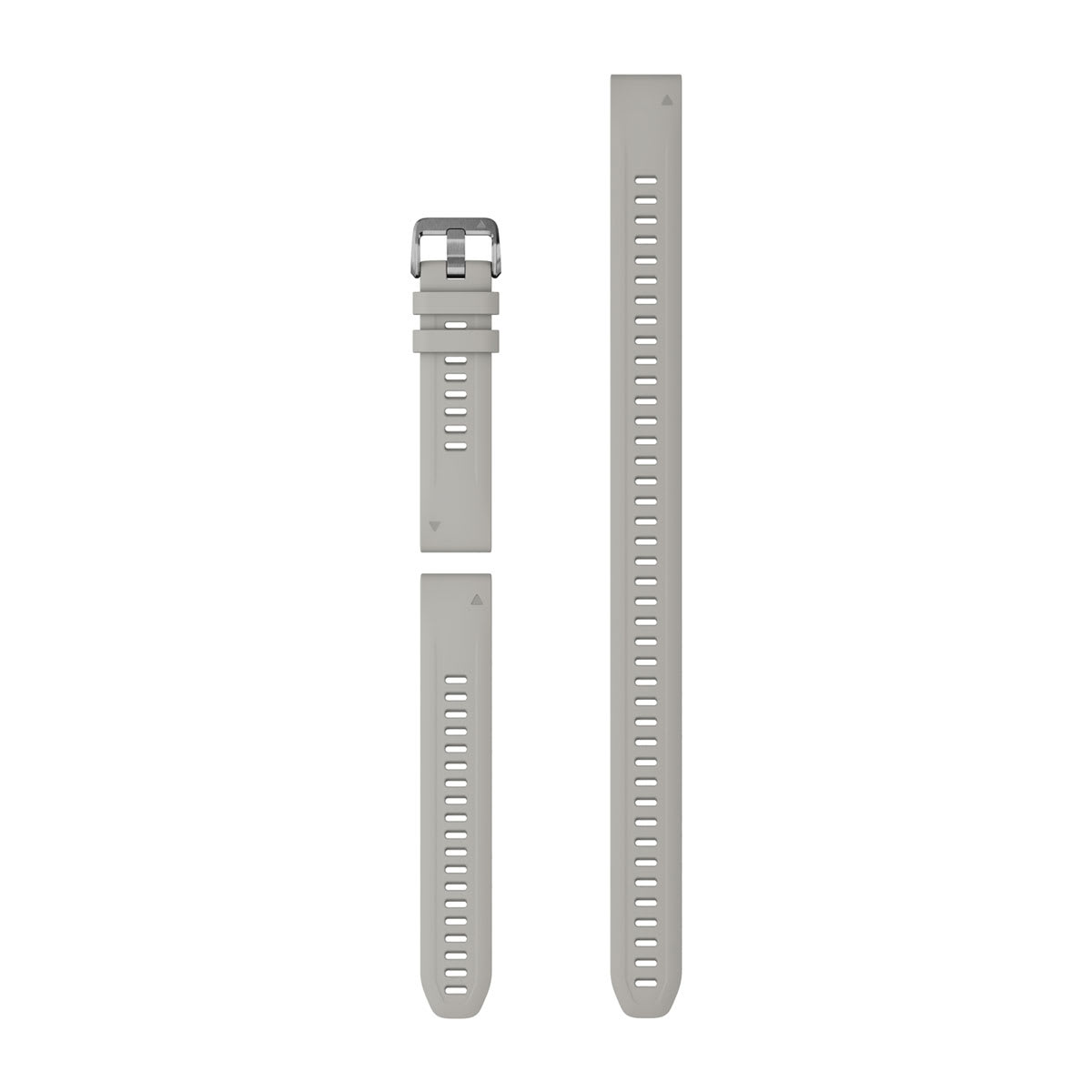 QuickFit® 20 Dive Watch Bands Fog Gray Silicone (3-piece Dive Set)