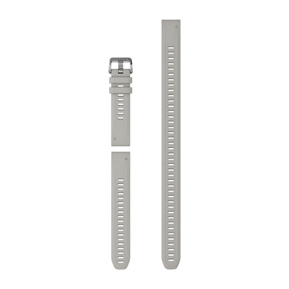 QuickFit® 20 Dive Watch Bands Fog Gray Silicone (3-piece Dive Set)