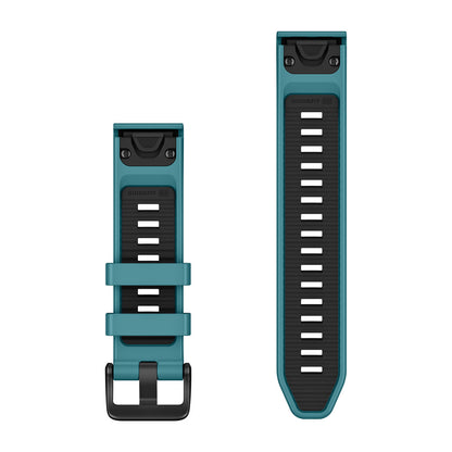 QuickFit® 20 Dive Watch Bands Turquoise Silicone (3-piece Dive Set)