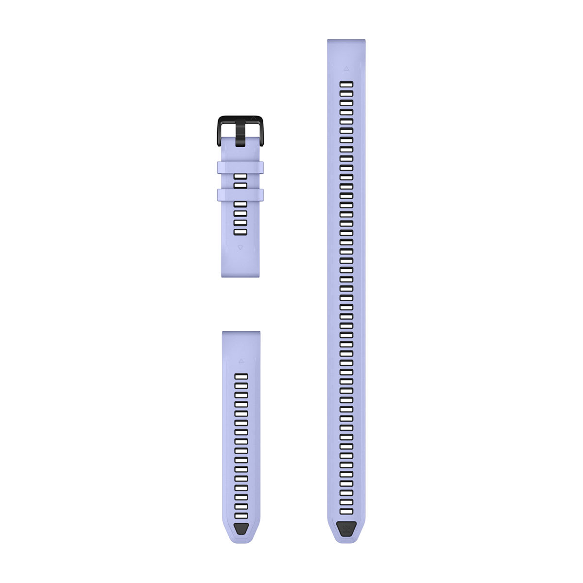 QuickFit® 20 Dive Watch Bands Blueberry Silicone (3-piece Dive Set)