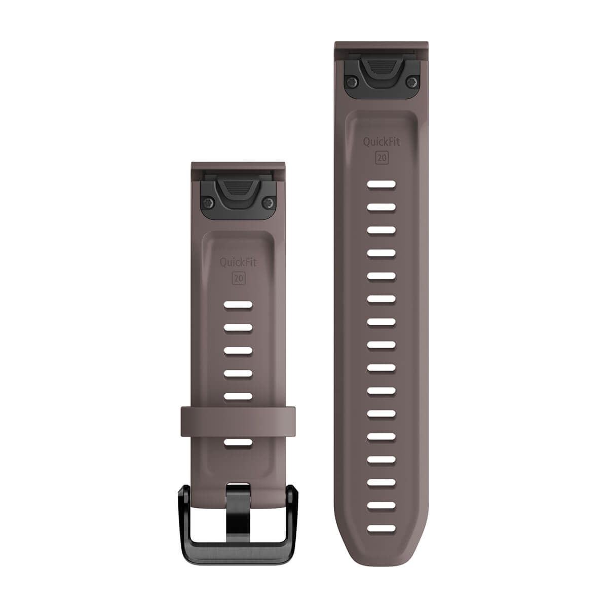 QuickFit® 20 Watch Bands Shale Gray Silicone