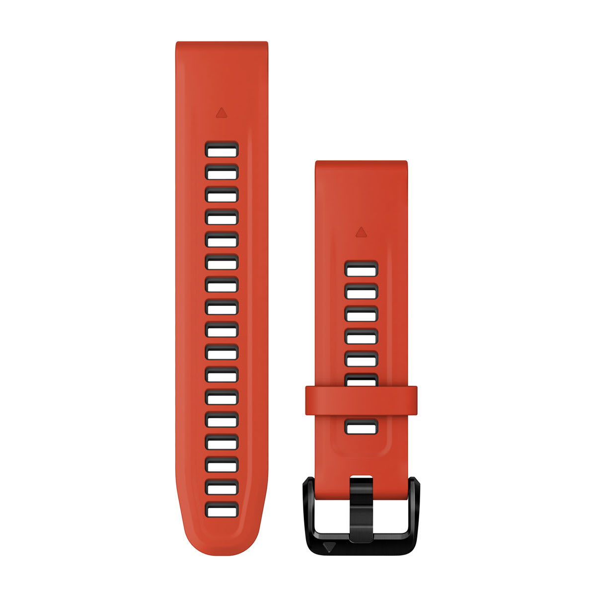 QuickFit® 20 Watch Bands Flame Red/Graphite Silicone