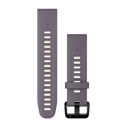 QuickFit® 20 Watch Bands Deep Orchid/Light Sand Silicone