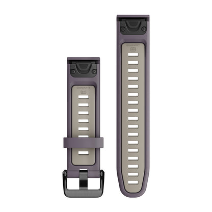 QuickFit® 20 Watch Bands Deep Orchid/Light Sand Silicone