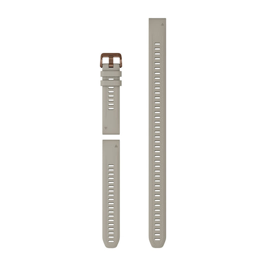 QuickFit® 20 Dive Watch Bands French Gray Silicone (3-piece Dive Set)