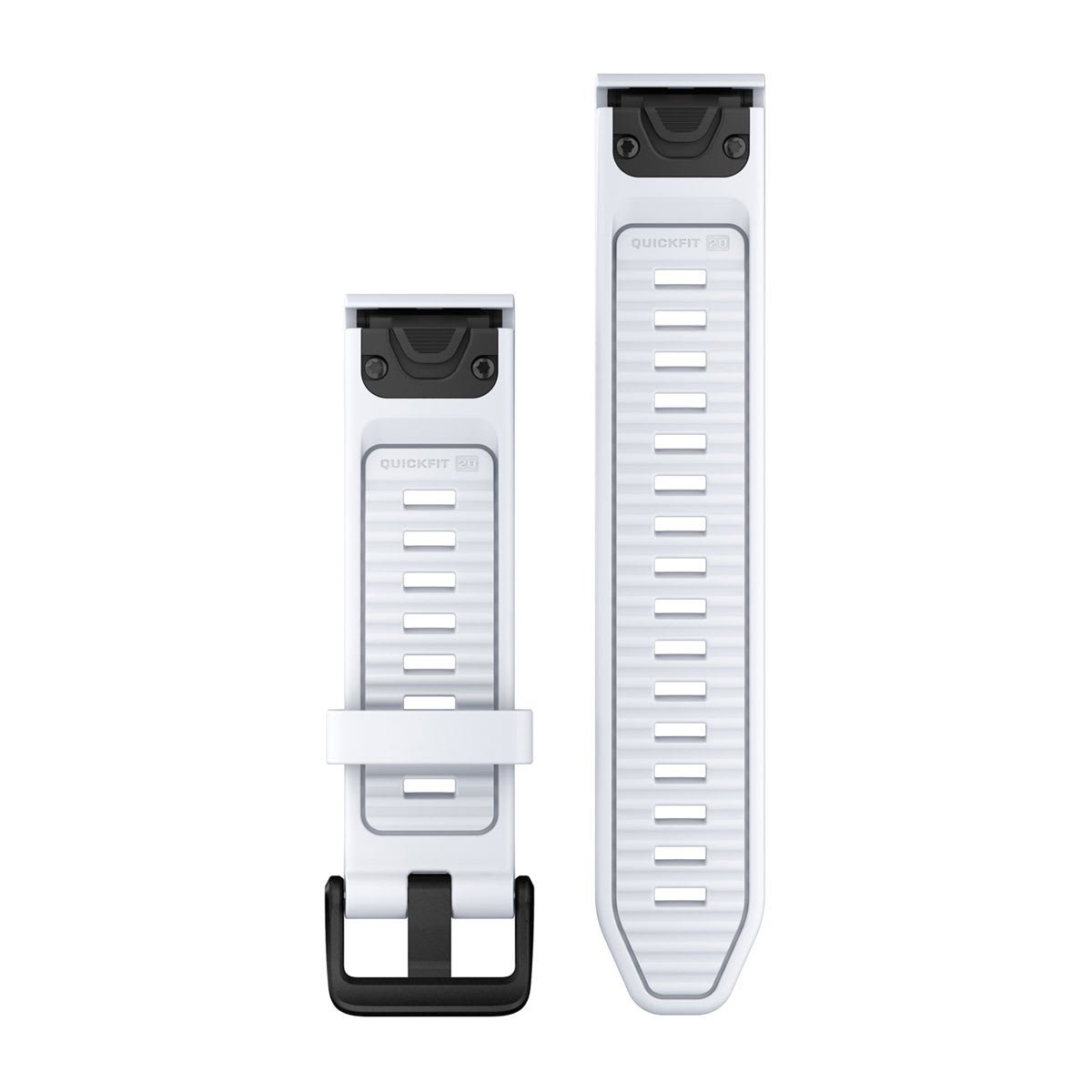 QuickFit® 20 Watch Bands Whitestone Silicone