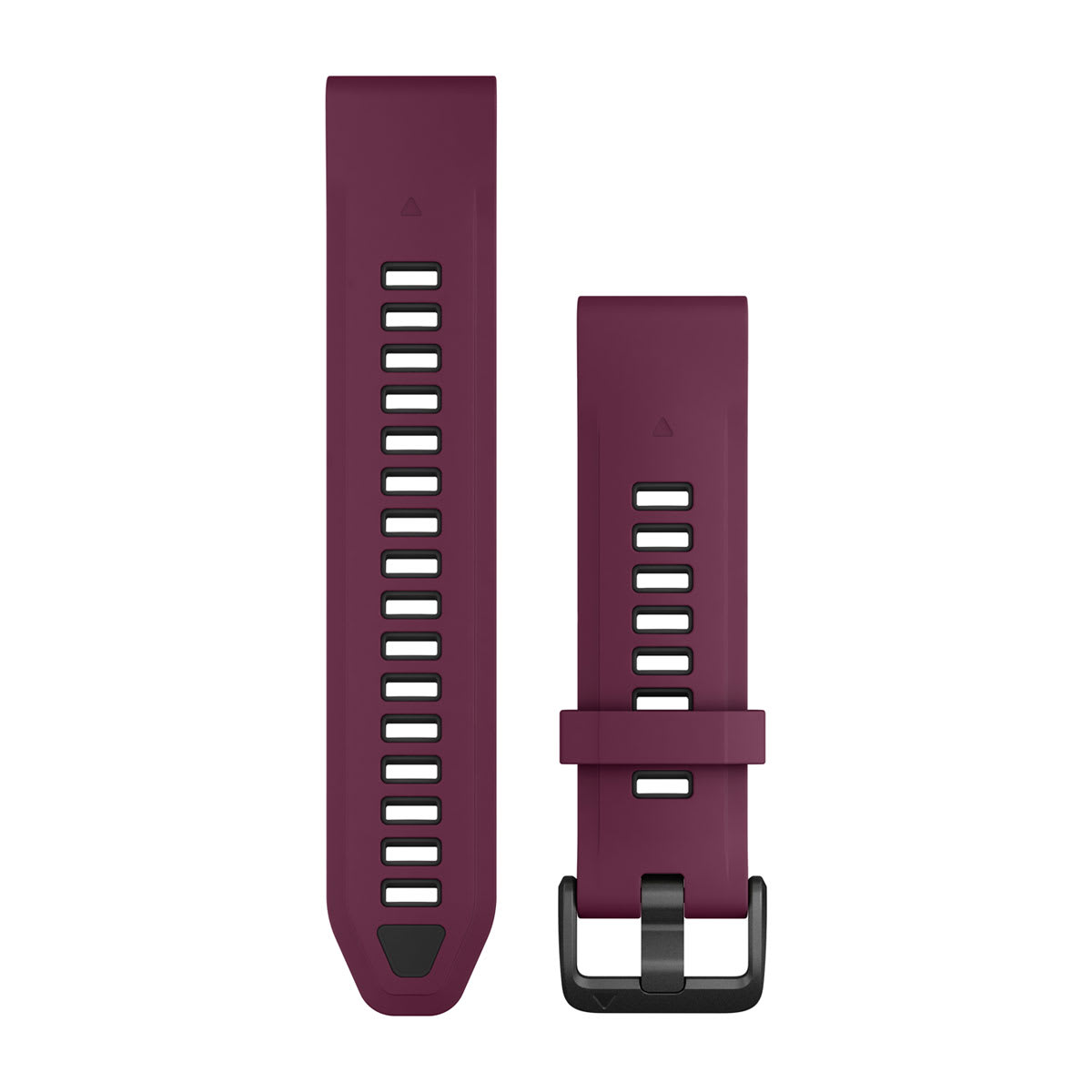 QuickFit® 20 Watch Bands Merlot/Graphite Silicone