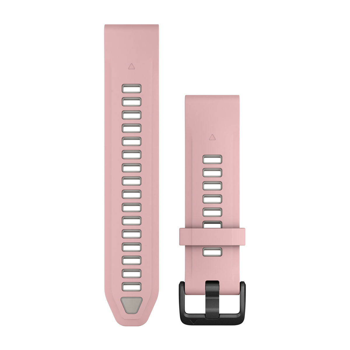 QuickFit® 20 Watch Bands Dust Rose/Fog Gray Silicone
