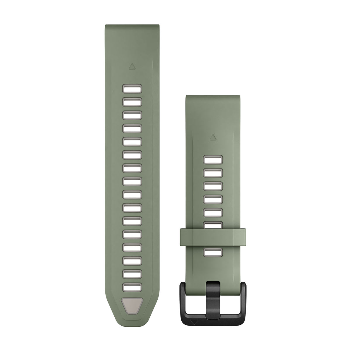 QuickFit® 20 Watch Bands Willow/Fog Gray Silicone