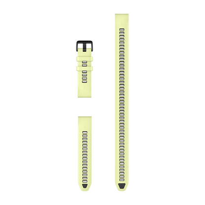 QuickFit® 20 Dive Watch Bands Citron Silicone (3-piece Dive Set)