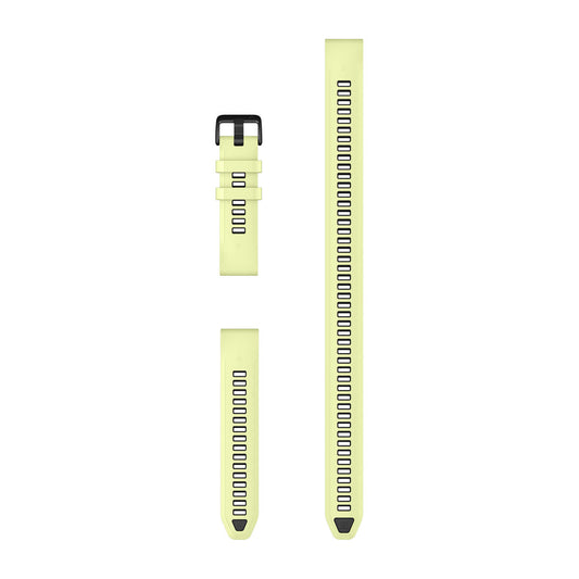 QuickFit® 20 Dive Watch Bands Citron Silicone (3-piece Dive Set)