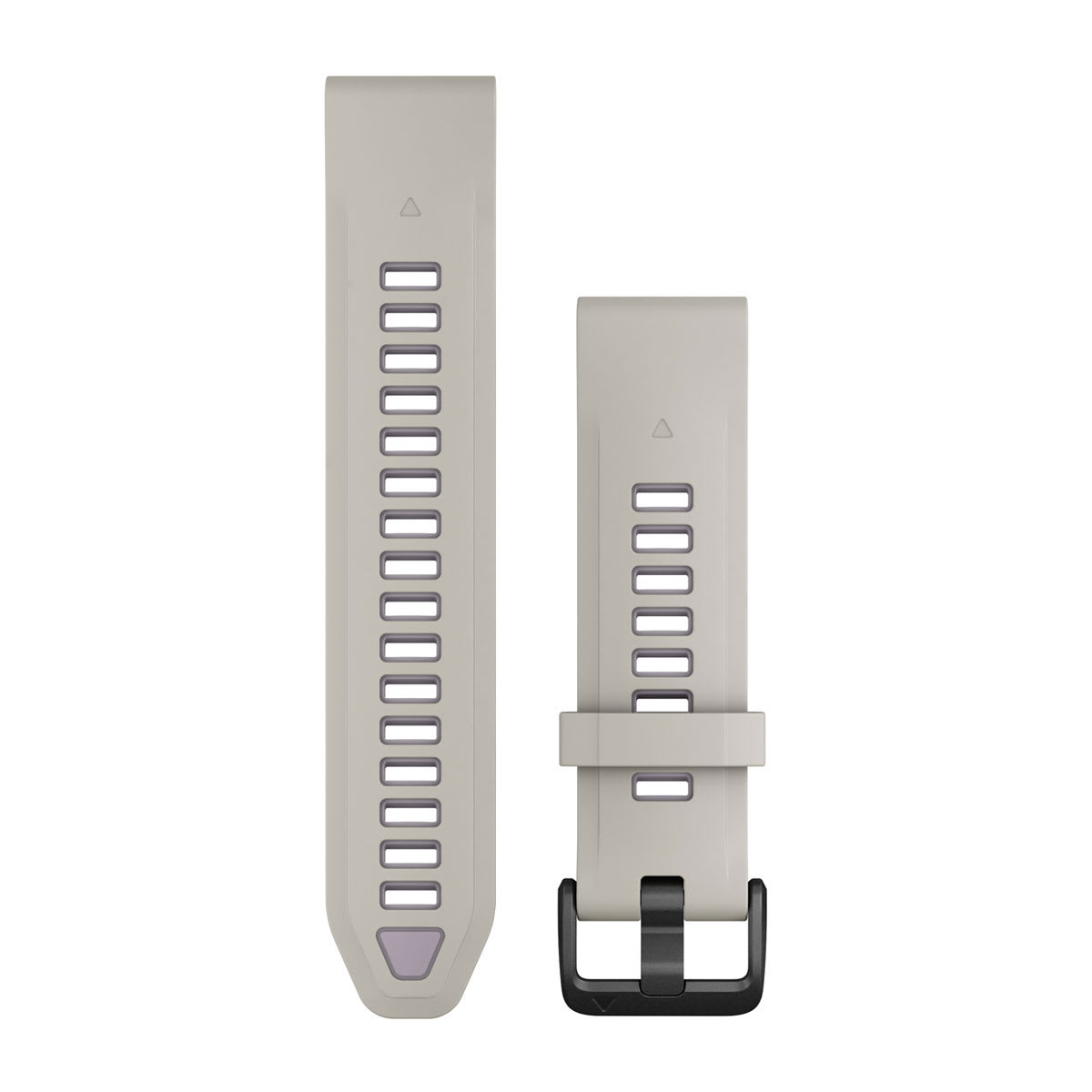 QuickFit® 20 Watch Bands Fog Gray/Lavender Silicone