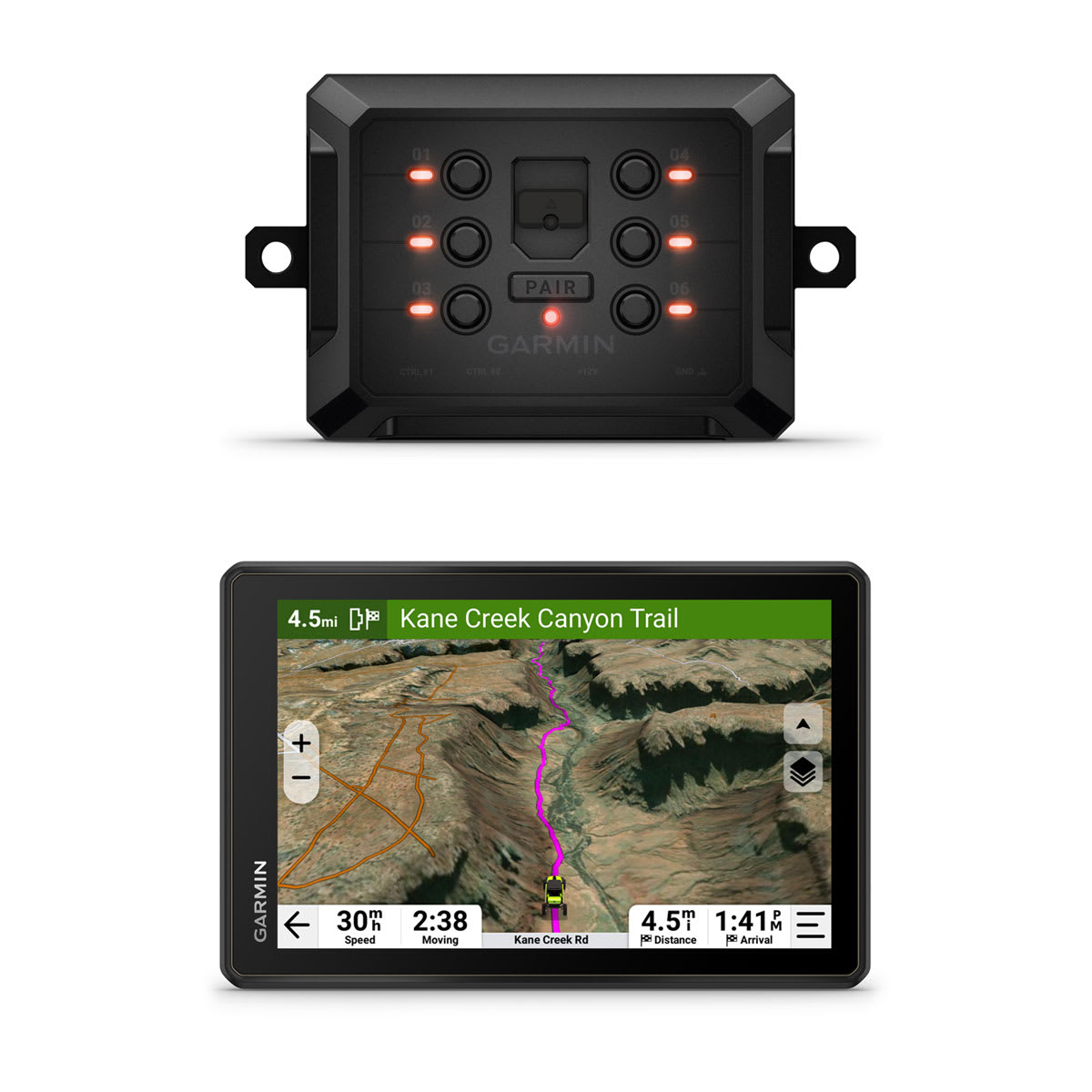 Tread® 2 - SxS Edition 8\" Rugged Powersport Navigator and Garmin PowerSwitch™