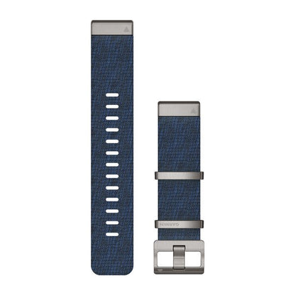 QuickFit® 22 Watch Straps (MARQ™) Jacquard-weave Nylon Strap – Indigo