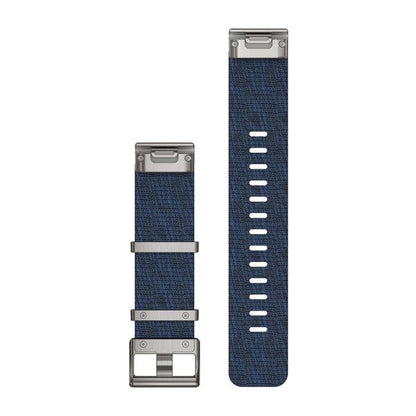 QuickFit® 22 Watch Straps (MARQ™) Jacquard-weave Nylon Strap – Indigo