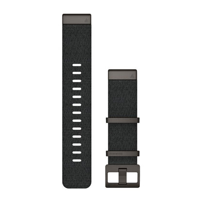 QuickFit® 22 Watch Straps (MARQ™) Jacquard-weave Nylon Strap – Heathered Black