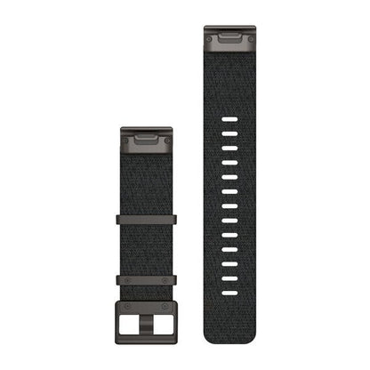 QuickFit® 22 Watch Straps (MARQ™) Jacquard-weave Nylon Strap – Heathered Black