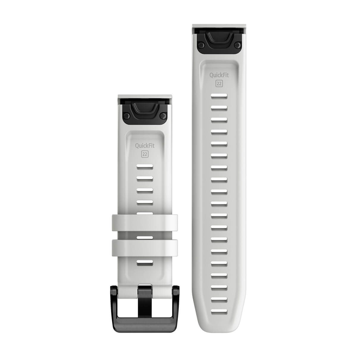 QuickFit® 22 Watch Bands Carrera White Silicone