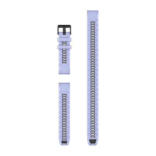 QuickFit® 22 Dive Watch Bands Blueberry Silicone (3-piece Dive Set)