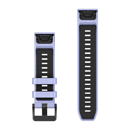 QuickFit® 22 Dive Watch Bands Blueberry Silicone (3-piece Dive Set)