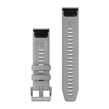 QuickFit® 22 Dive Watch Bands Powder Gray Silicone (3-piece Dive Set)