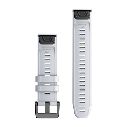 QuickFit® 22 Watch Bands Whitestone Silicone