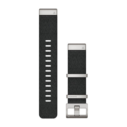 QuickFit® 22 Watch Straps (MARQ™) Jacquard-weave Nylon Strap – Black