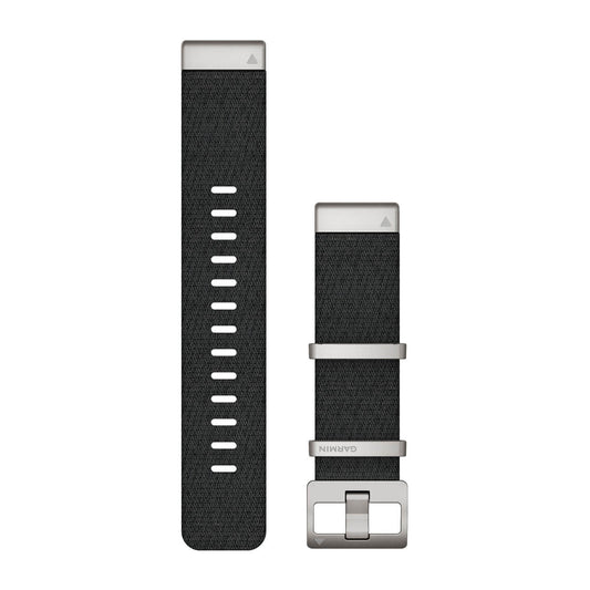 QuickFit® 22 Watch Straps (MARQ™) Jacquard-weave Nylon Strap – Black