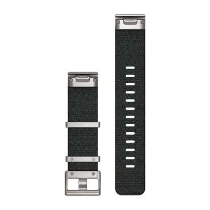 QuickFit® 22 Watch Straps (MARQ™) Jacquard-weave Nylon Strap – Black