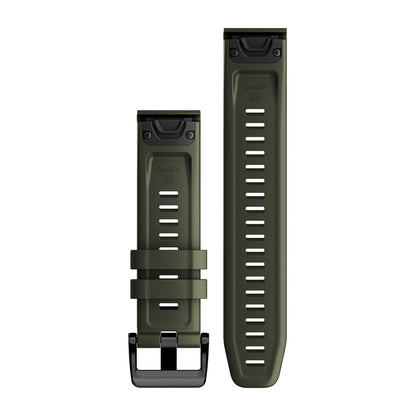 QuickFit® 22 Watch Bands Moss Silicone