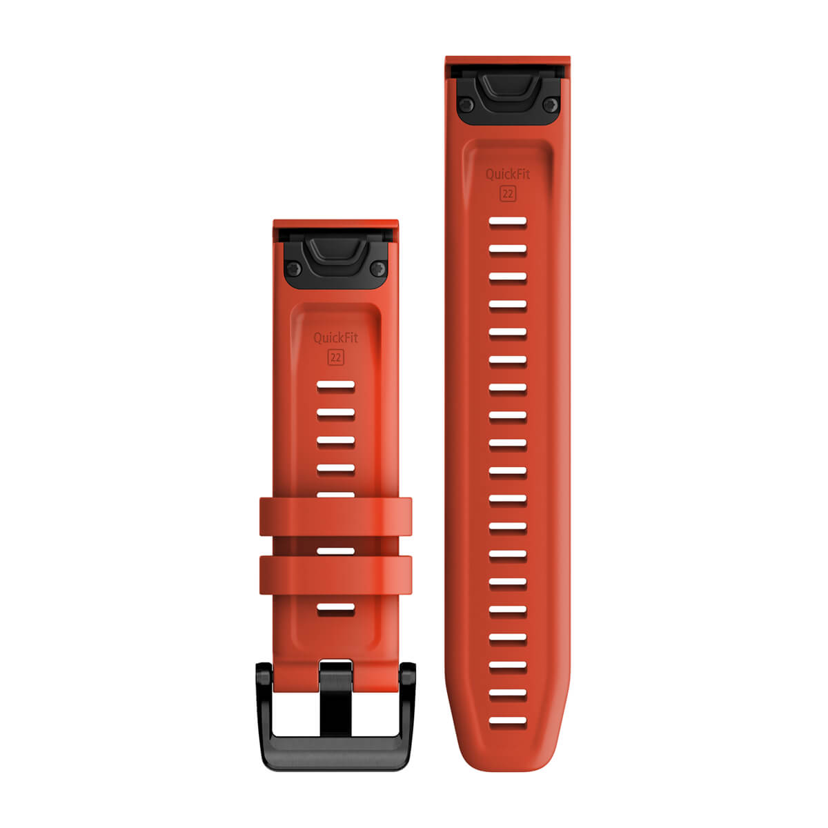 QuickFit® 22 Watch Bands Flame Red Silicone