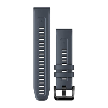 QuickFit® 22 Watch Bands Granite Blue Silicone