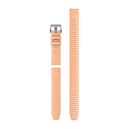 QuickFit® 22 Dive Watch Bands Shell Pink Silicone (3-piece Dive Set)